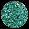 Blue Green Diamond Fire Pit Glass