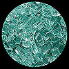 Emerald Green Diamond Fire Pit Glass