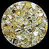 Gold Reflective Diamond Fire Pit Glass