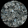 Gray Nugget Diamond Fire Pit Glass