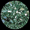 Green Reflective Diamond Fire Pit Glass