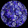 Indigo Diamond Fire Pit Glass