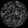 Midnight Black Diamond Fire Pit Glass