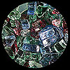 Northern Lights Diamond Fire Pit Glass