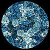Sapphire Garden Diamond Fire Pit Glass